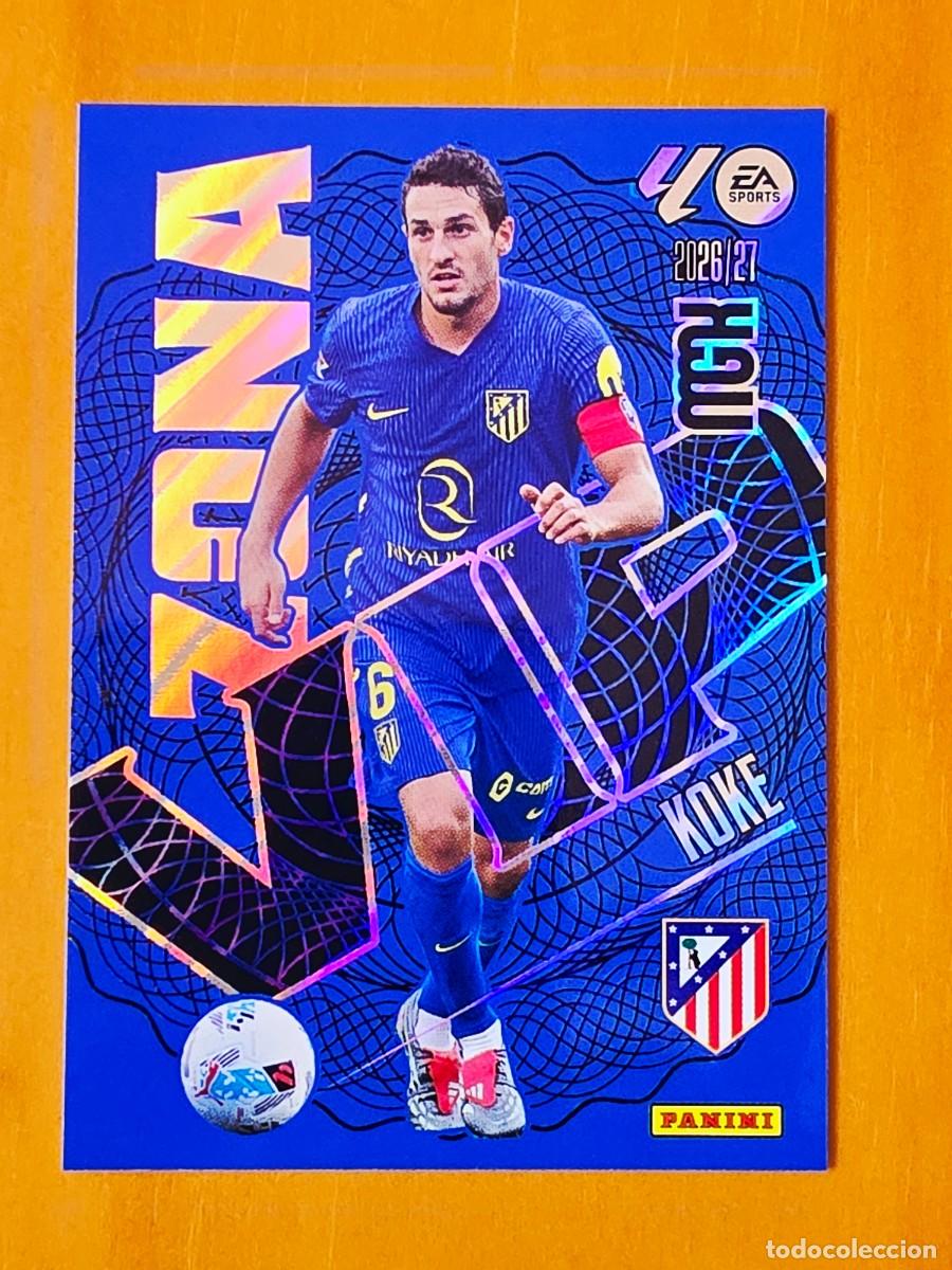 Cromos de f&uacute;tbol: 400 Koke Resurrecci&oacute;n, Atl&eacute;tico de Madrid, Zona VIP, Panini Megacracks MGK 2026 2027 26 27