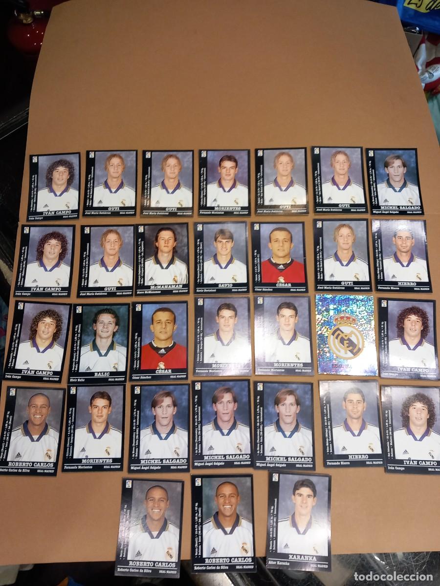 Cromos de f&uacute;tbol: REAL MADRID LOTE DE 31 CROMOS DE F&Uacute;TBOL 2000-2001 NUNCA PEGADOS PANINI /COMPRA MIN&Iacute;MA 5 &euro;