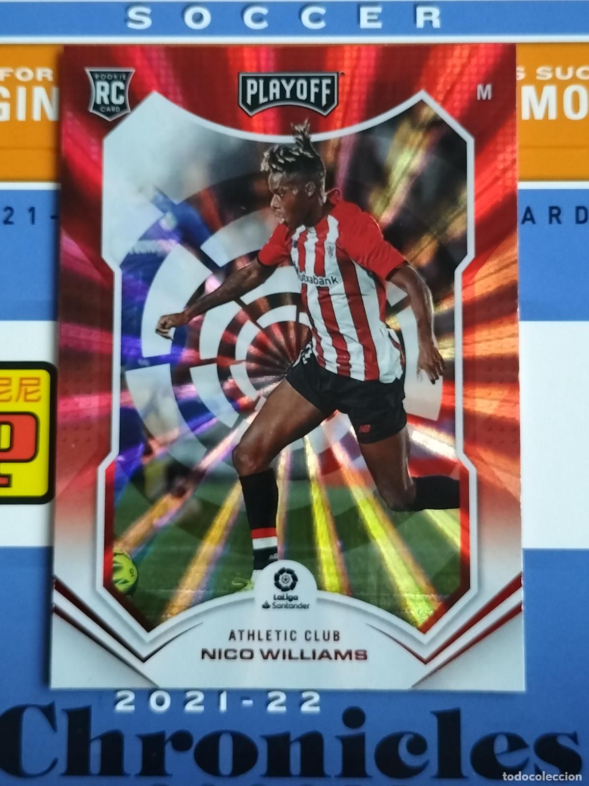 Cromos de f&uacute;tbol: N&ordm; 61 NICO WILLIAMS ROOKIE RC ATHLETIC CLUB BILBAO CHRONICLES LA LIGA SOCCER 2021 2022 21 22 PANINI