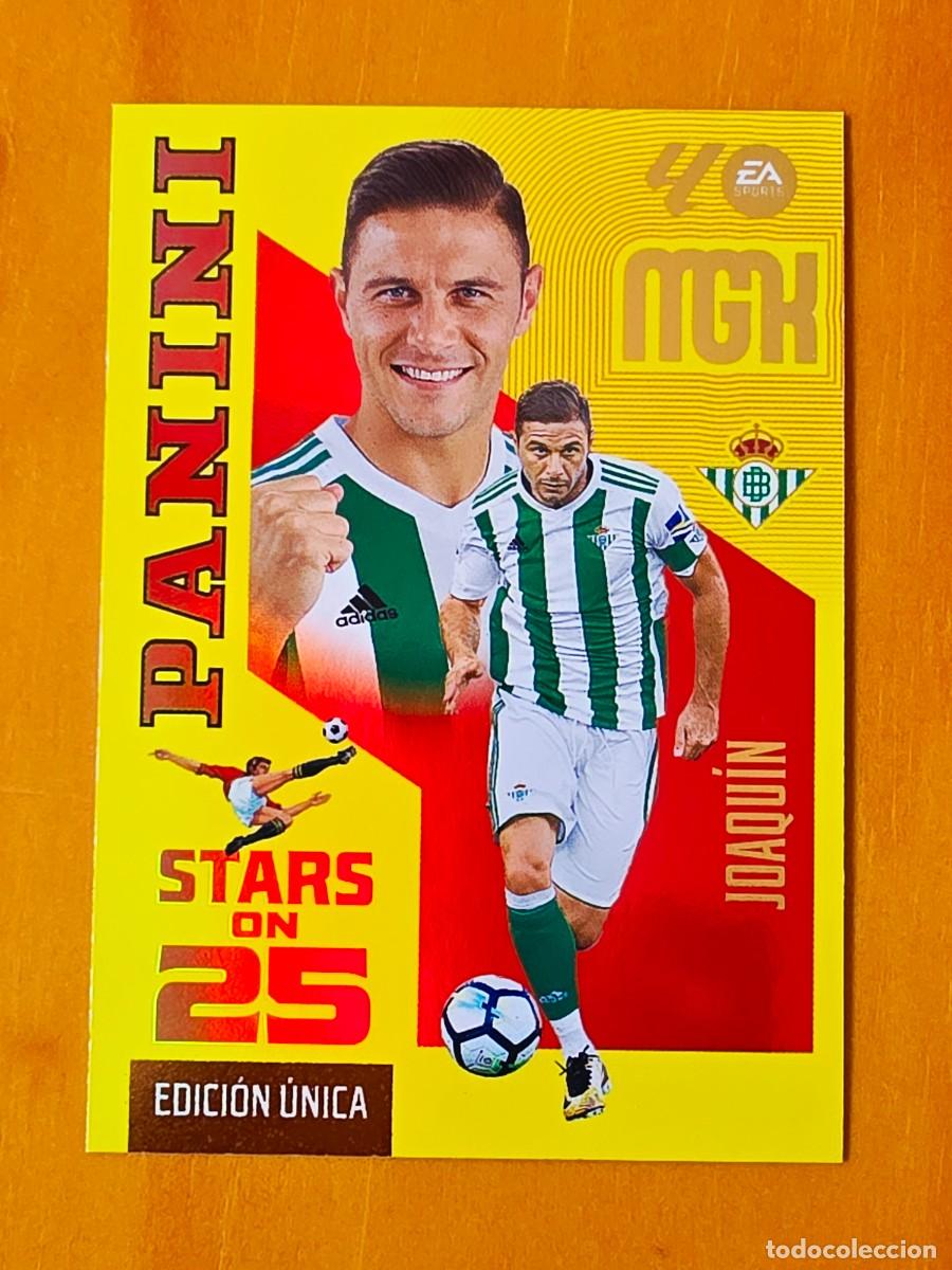 Cromos de f&uacute;tbol: 431 Joaqu&iacute;n, Real Betis, Stars On 25 Edici&oacute;n &Uacute;nica, Panini Megacracks MGK 2026 2027 26 27