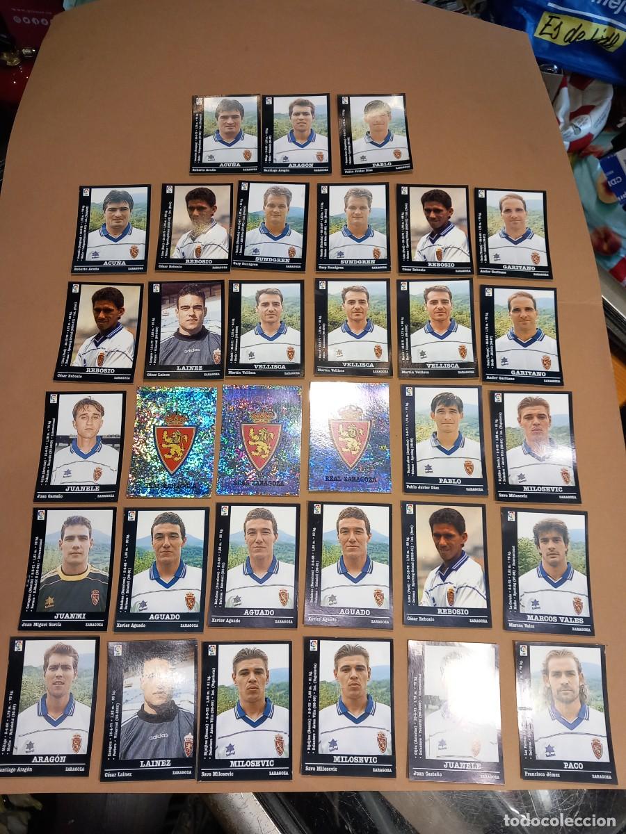 Cromos de f&uacute;tbol: ZARAGOZA LOTE DE 33 CROMOS DE F&Uacute;TBOL 2000-2001 NUNCA PEGADOS PANINI /COMPRA MIN&Iacute;MA 5 &euro;