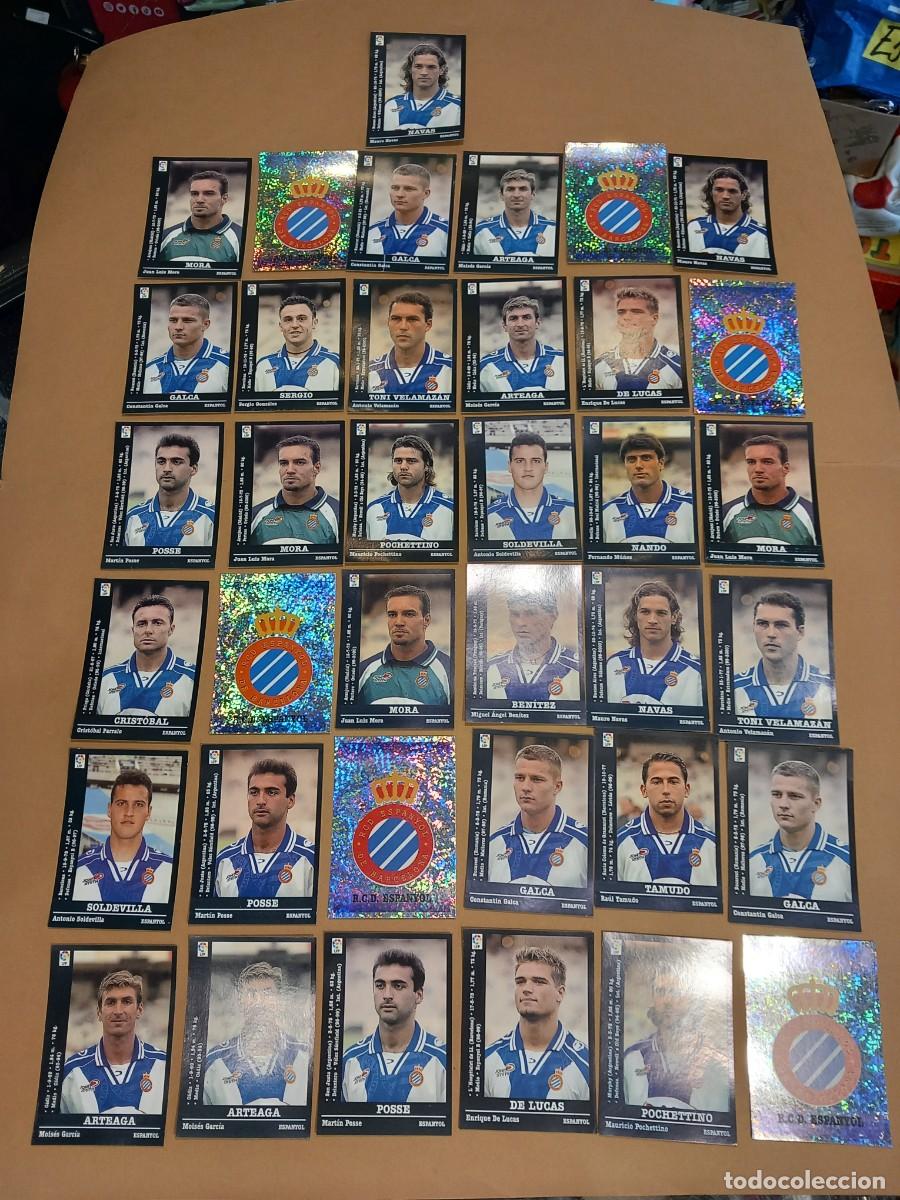 Cromos de f&uacute;tbol: ESPANYOL LOTE DE 37 CROMOS DE F&Uacute;TBOL 2000-2001 NUNCA PEGADOS PANINI /COMPRA MIN&Iacute;MA 5 &euro;