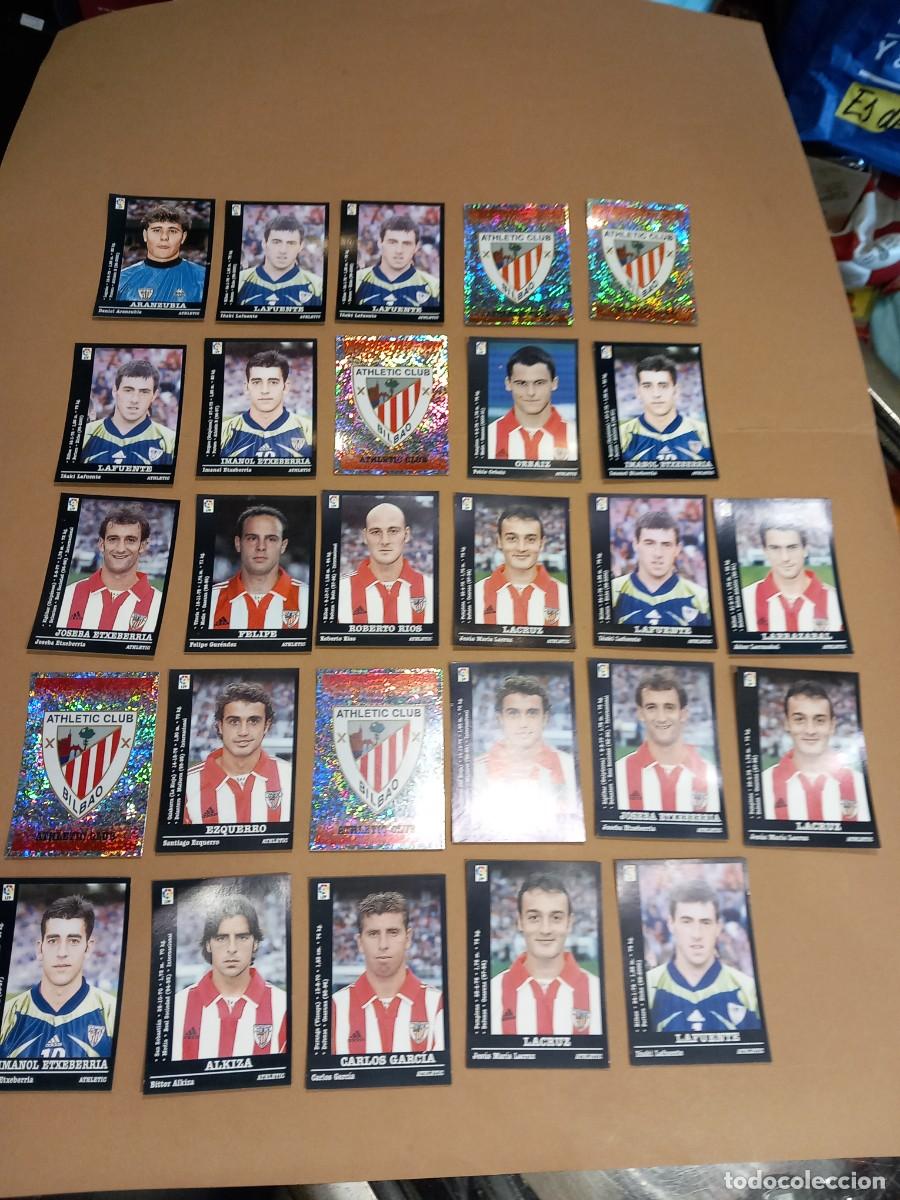 Cromos de f&uacute;tbol: AT. DE BILBAO LOTE DE 27 CROMOS DE F&Uacute;TBOL 2000-2001 NUNCA PEGADOS PANINI /COMPRA MIN&Iacute;MA 5 &euro;