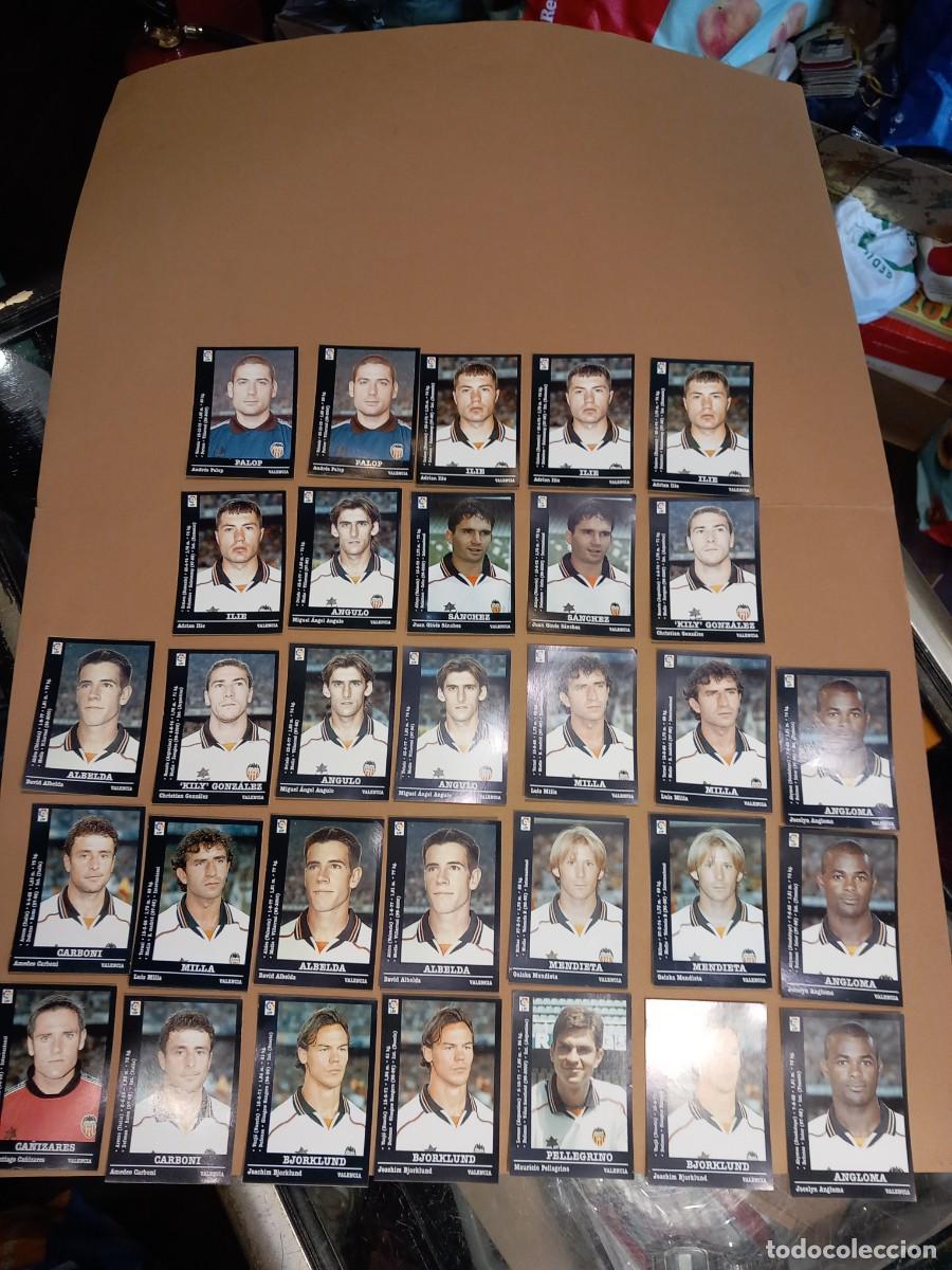 Cromos de f&uacute;tbol: VALENCIA LOTE DE 31 CROMOS DE F&Uacute;TBOL 2000-2001 NUNCA PEGADOS PANINI /COMPRA MIN&Iacute;MA 5 &euro;