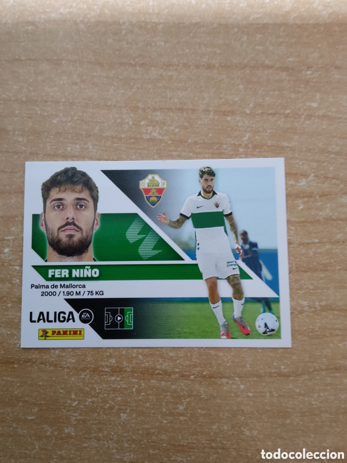 Cromos de f&uacute;tbol: 15 FER NI&Ntilde;O ULTIMO FICHAJE ELCHE LIGA ESTE 2026 2027