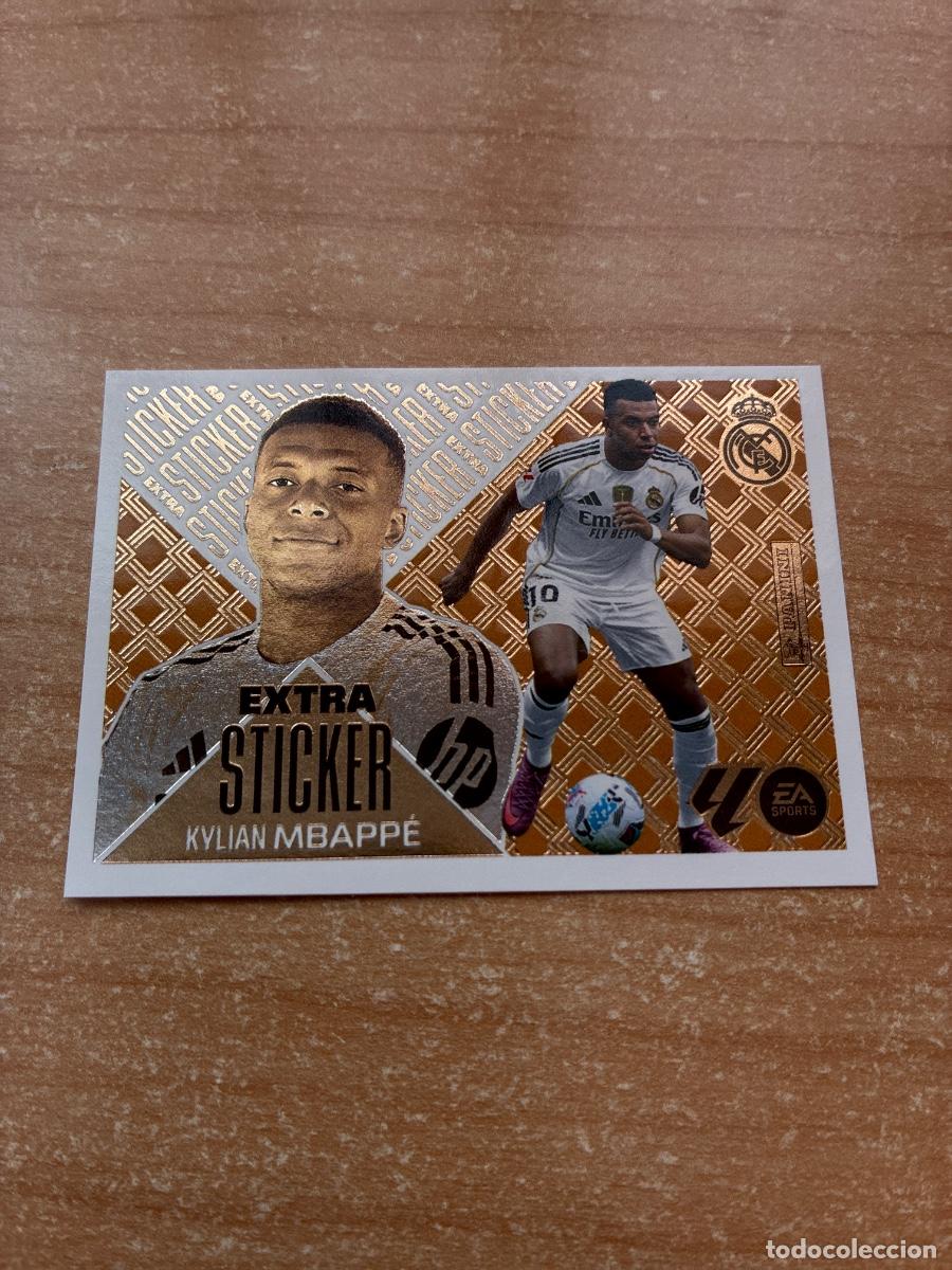 Cromos de f&uacute;tbol: MBAPP&Eacute; BRONCE EXTRA STICKER REAL MADRID LIGA ESTE 2026 2027