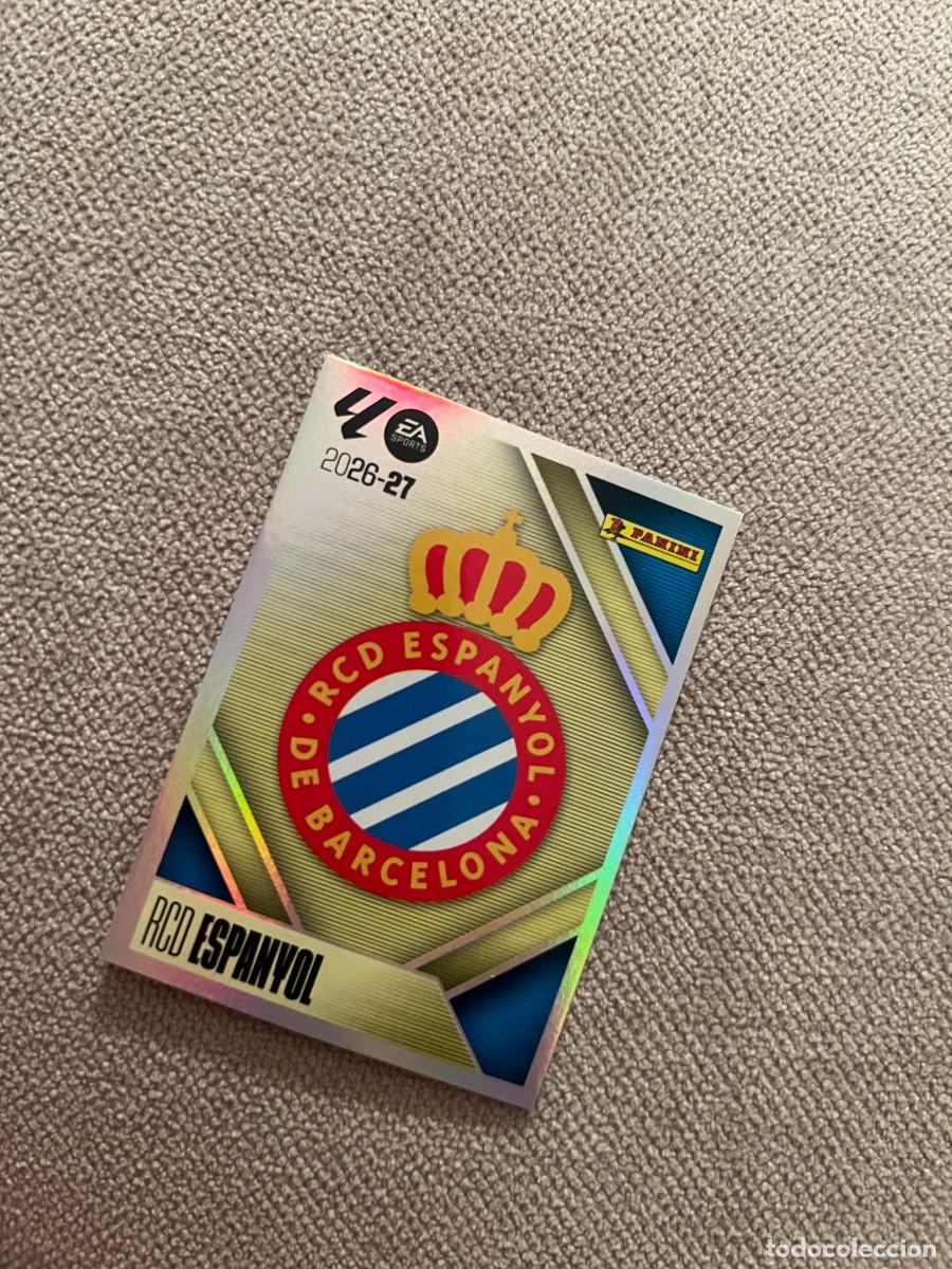 Cromos de f&uacute;tbol: 1 ESCUDO ESPA&Ntilde;OL LIGA ESTE 2026 2027 26 27