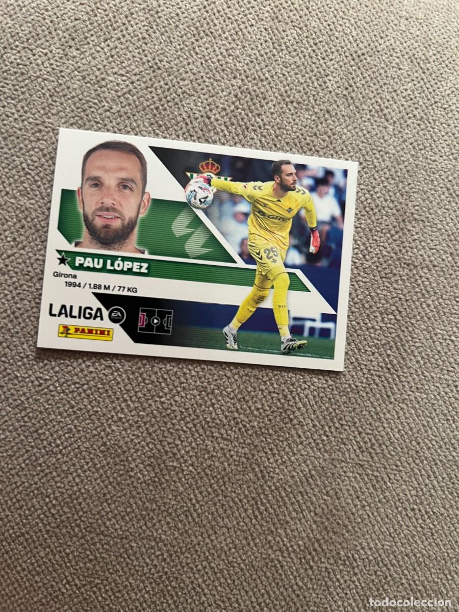Cromos de f&uacute;tbol: 4 PAU L&Oacute;PEZ BETIS LIGA ESTE 2026 2027 26 27