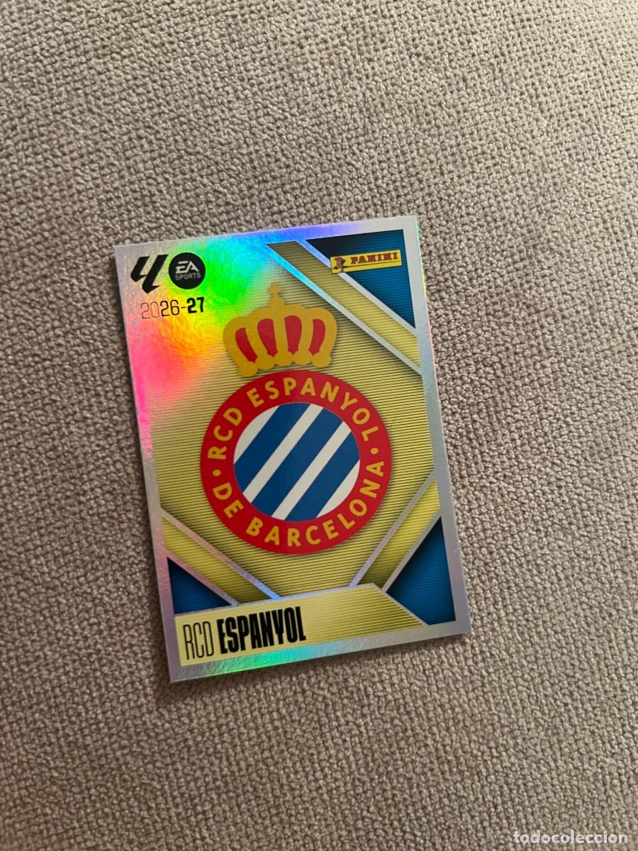 Cromos de f&uacute;tbol: ESCUDO ESPA&Ntilde;OL LIGA ESTE 2026 2027 26 27