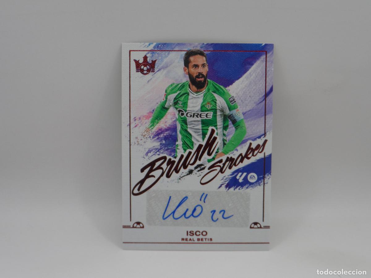 Cromos de f&uacute;tbol: AUTO NUMERADA /49 ISCO BETIS PANINI PITCH KINGS 2025 2026 25 26 AUTOGRAFO