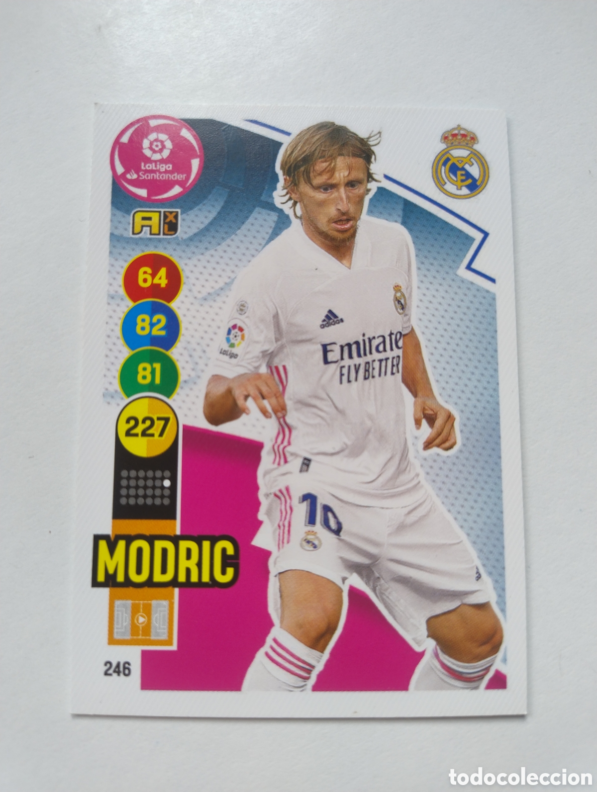 Cromos de f&uacute;tbol: 246 - Modric - Real Madrid - Adrenalyn XL Liga 2020 - 2021