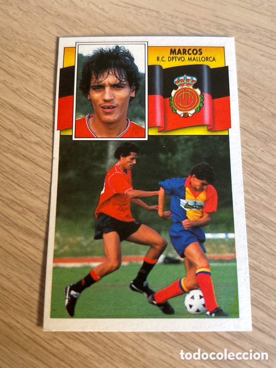 Figurine di Calcio: MARCOS MALLORCA LIGA ESTE 1990 1991 90 91 NUNCA PEGADO SIN PEGAR