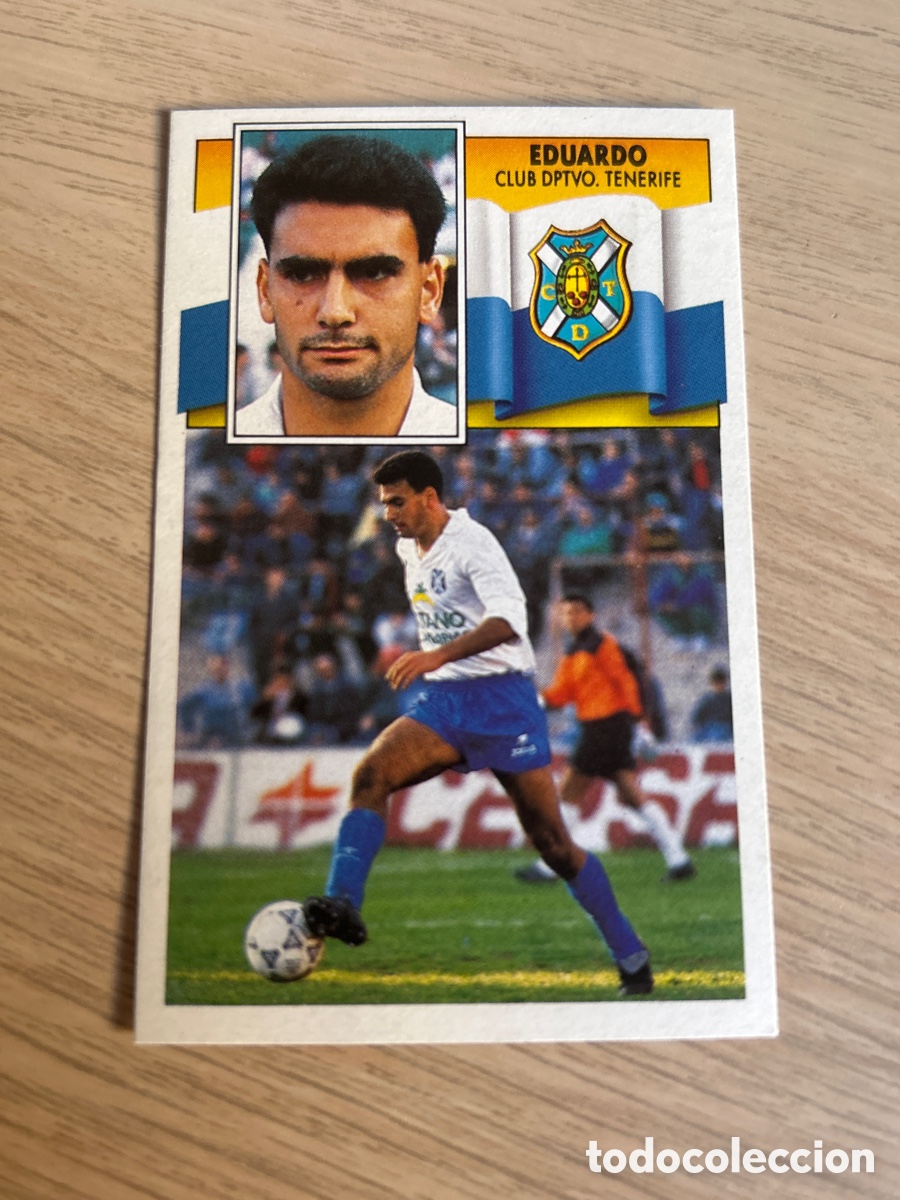 Figurine di Calcio: EDUARDO C. D. TENERIFE LIGA ESTE 1990 1991 90 91 NUNCA PEGADO SIN PEGAR