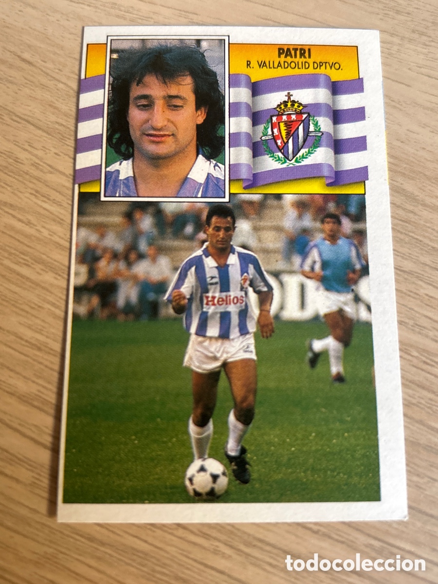 Cromos de f&uacute;tbol: PATRI VALLADOLID LIGA ESTE 1990 1991 90 91 NUNCA PEGADO SIN PEGAR