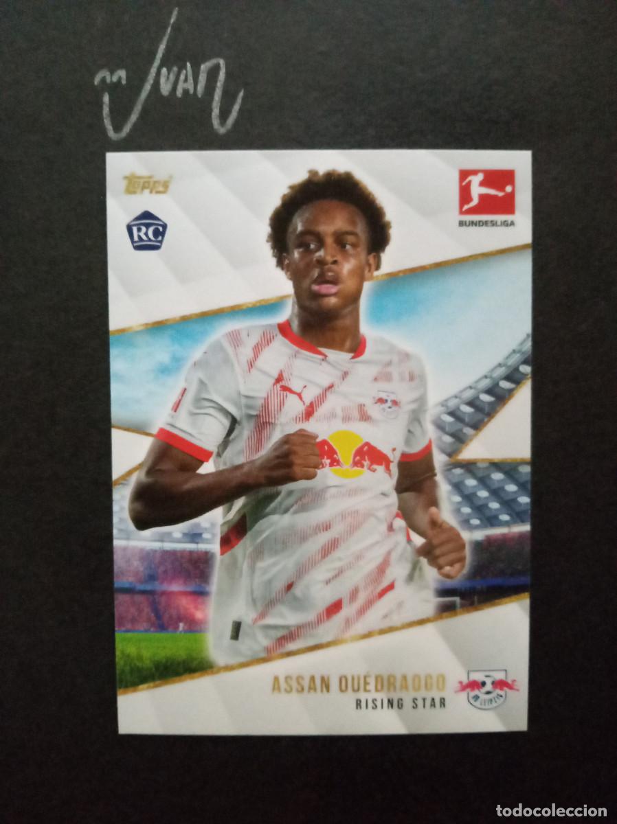 Cromos de f&uacute;tbol: RISING STAR ROOKIE ASSAN OUEDRAOGO RB LEIPZIG ⚽ TOPPS &reg; SUMMER SIGNINGS BUNDESLIGA 2024 2025 24 25