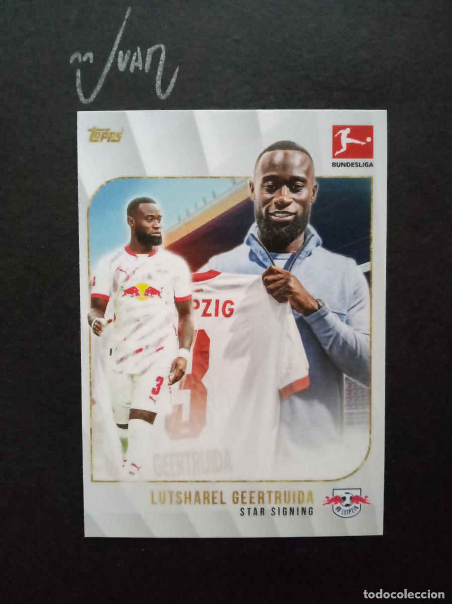 Cromos de f&uacute;tbol: STAR SIGNING LUTSHAREL GEERTRUIDA RB LEIPZIG ⚽ TOPPS &reg; SUMMER SIGNINGS BUNDESLIGA 2024 2025 24 25
