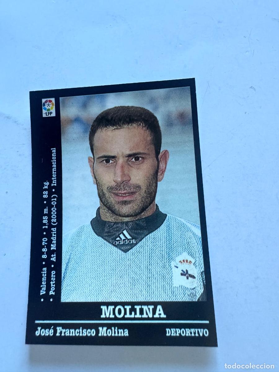 Cromos de f&uacute;tbol: MOLINA DEPORTIVO CROMO F&Uacute;TBOL COLOCA LIGA 2000-2001 PANINI NUNCA PEGADO / COMPRA MIN&Iacute;MA 5 &euro;