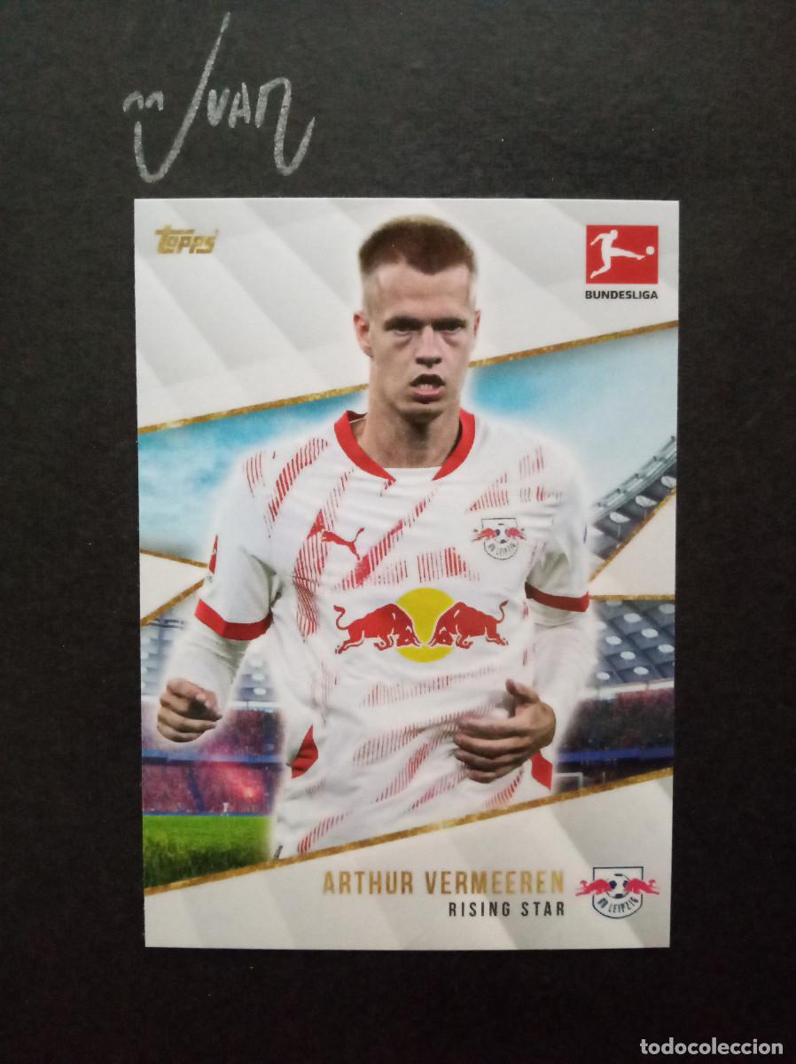 Cromos de f&uacute;tbol: RISING STAR ARTHUR VERMEEREN RB LEIPZIG BELGICA ⚽ TOPPS &reg; SUMMER SIGNINGS BUNDESLIGA 2024 2025 24 25
