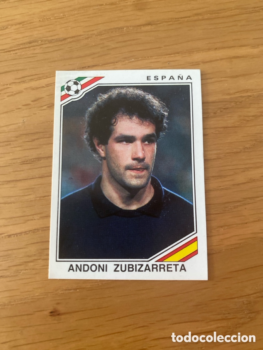 Cartes &agrave; collectionner de Football: Cromo panini mundial Mexico 86 n&uacute;mero 258 Zubizarreta - Sticker album world cup 1986