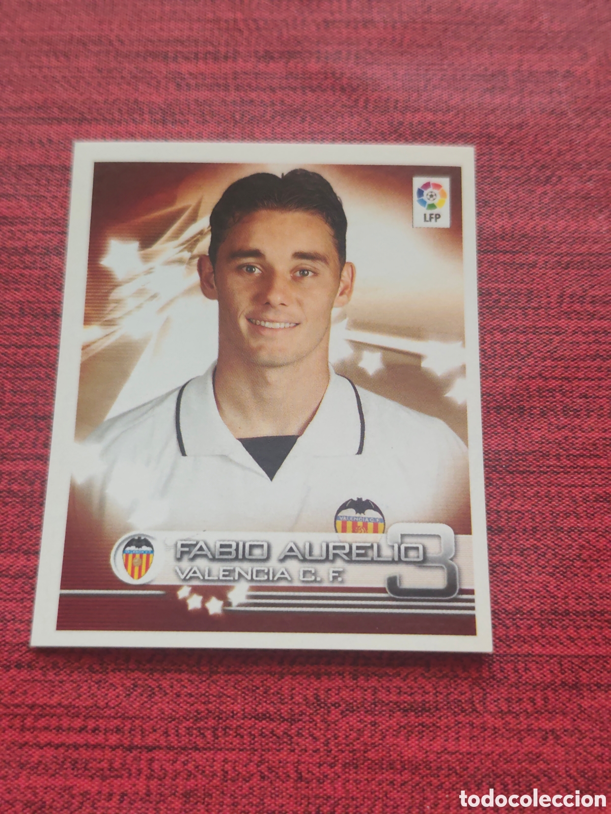Cartes &agrave; collectionner de Football: 344 FABIO AURELIO VALENCIA SUPERLIGA DE ESTRELLAS 2002 2003