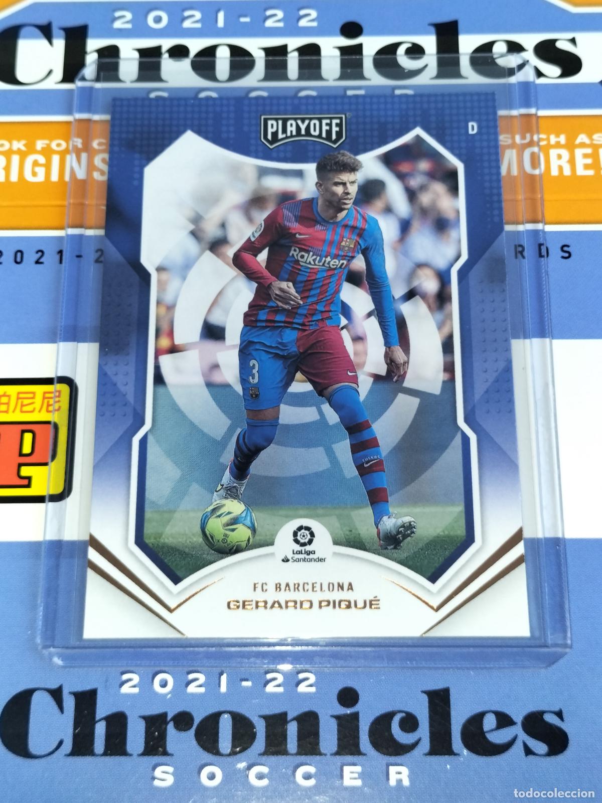 Cartes &agrave; collectionner de Football: N&ordm; 69 GERARD PIQUE FC BARCELONA CARD CHRONICLES PLAYOFF LA LIGA SOCCER 2021 2022 21 22 PANINI