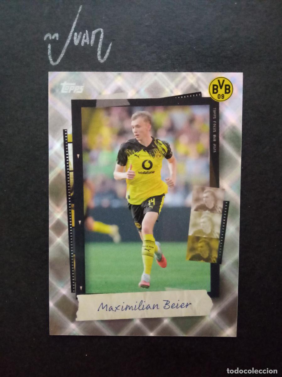 Cartes &agrave; collectionner de Football: SN-MB PARALELA SHUTTER SPEED MAXIMILIAN BEIER BORUSSIA DORTMUND ALEMANIA ⚽ TOPPS &reg; FOCUS 2025 25