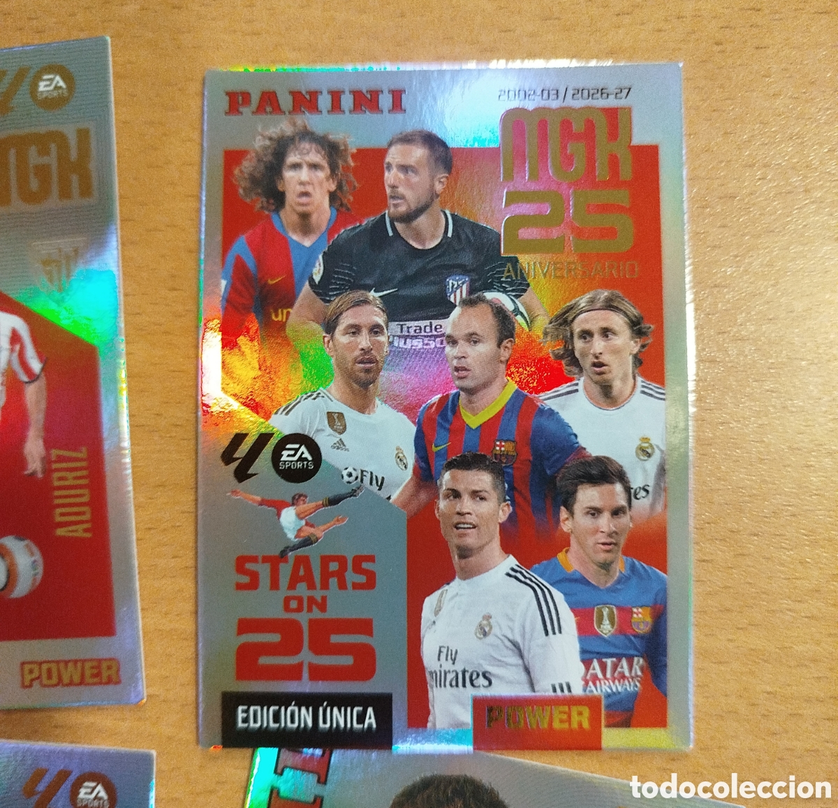 Cromos de f&uacute;tbol: ANIVERSARIO EDICI&Oacute;N &Uacute;NICA MESSI CRISTIANO RONALDO MEGACRACKS 2026 2027 MGK CROMO CARD PANINI 425P