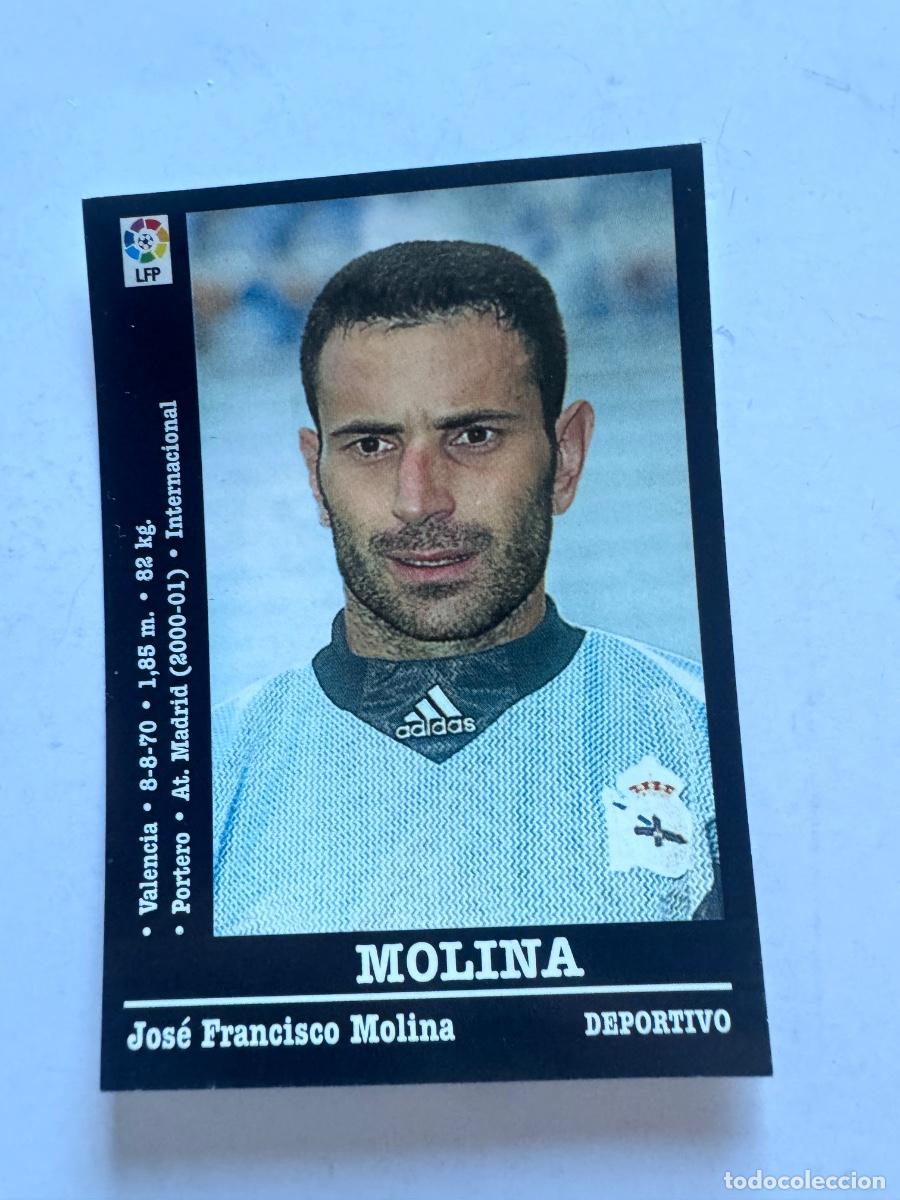 Football Stickers: MOLINA DEPORTIVO CROMO F&Uacute;TBOL COLOCA LIGA 2000-2001 PANINI NUNCA PEGADO / COMPRA MIN&Iacute;MA 5 &euro;