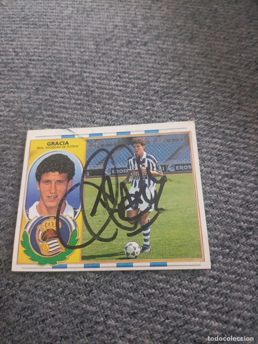 Football Stickers: Auto original de Gracia Real Sociedad