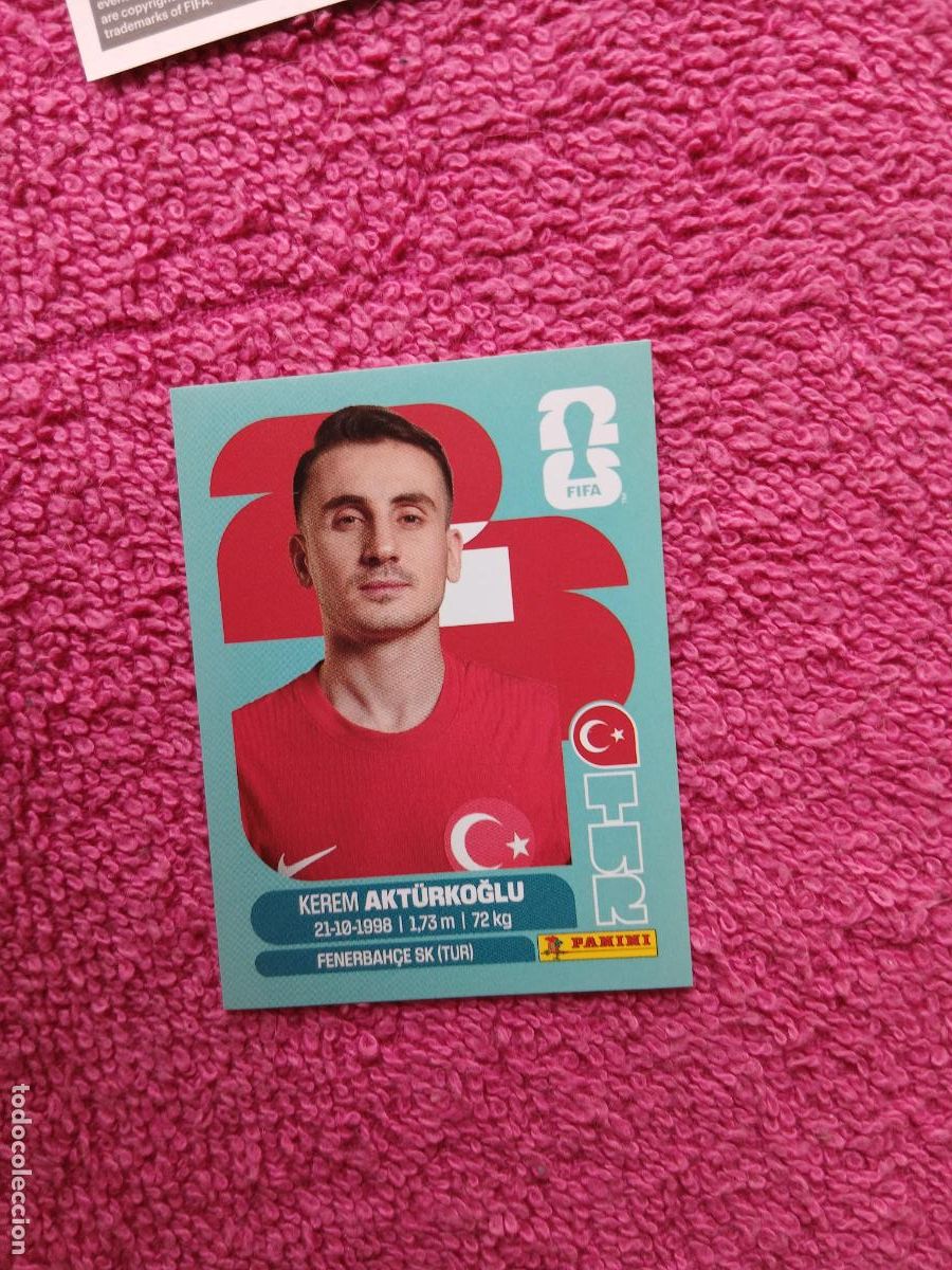 Football Stickers: FIFA World Cup 2026 kerem akturcoglu tur 19 selecci&oacute;n de turquia tur19 panini 2026