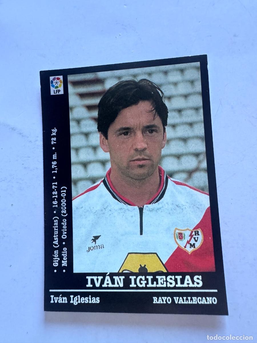 Football Stickers: IVAN IGLESIAS VALLECANO CROMO F&Uacute;TBOL COLOCA LIGA 2000-2001 PANINI NUNCA PEGADO / COMPRA MIN&Iacute;MA 5 &euro;