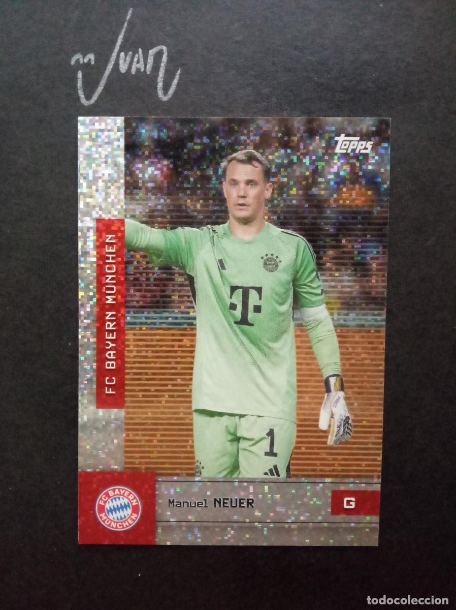 Football Stickers: FT 1 FIRST TEAM PARALELA STATIC MANUEL NEUER BAYER MUNICH ⚽ TOPPS &reg; TEAM SET 2025 2026 25 26