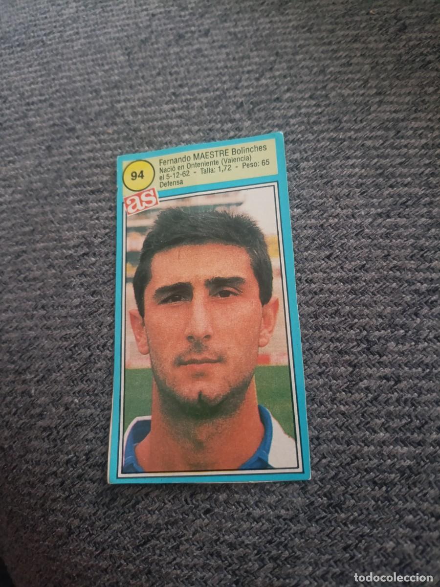 Cromos de f&uacute;tbol: Ases de la liga 90-91 Maestre Espa&ntilde;ol