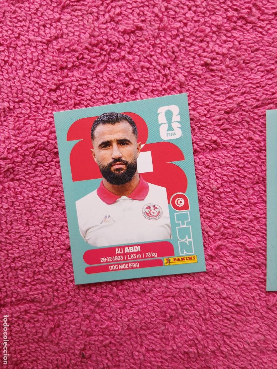 Football Stickers: FIFA World Cup 2026 ali abdi tun 7 selecci&oacute;n de tunez tun7 panini 2026