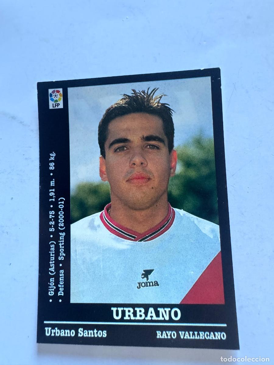 Football Stickers: URBANO R. VALLECANO CROMO F&Uacute;TBOL COLOCA LIGA 2000-2001 PANINI NUNCA PEGADO / COMPRA MIN&Iacute;MA 5 &euro;