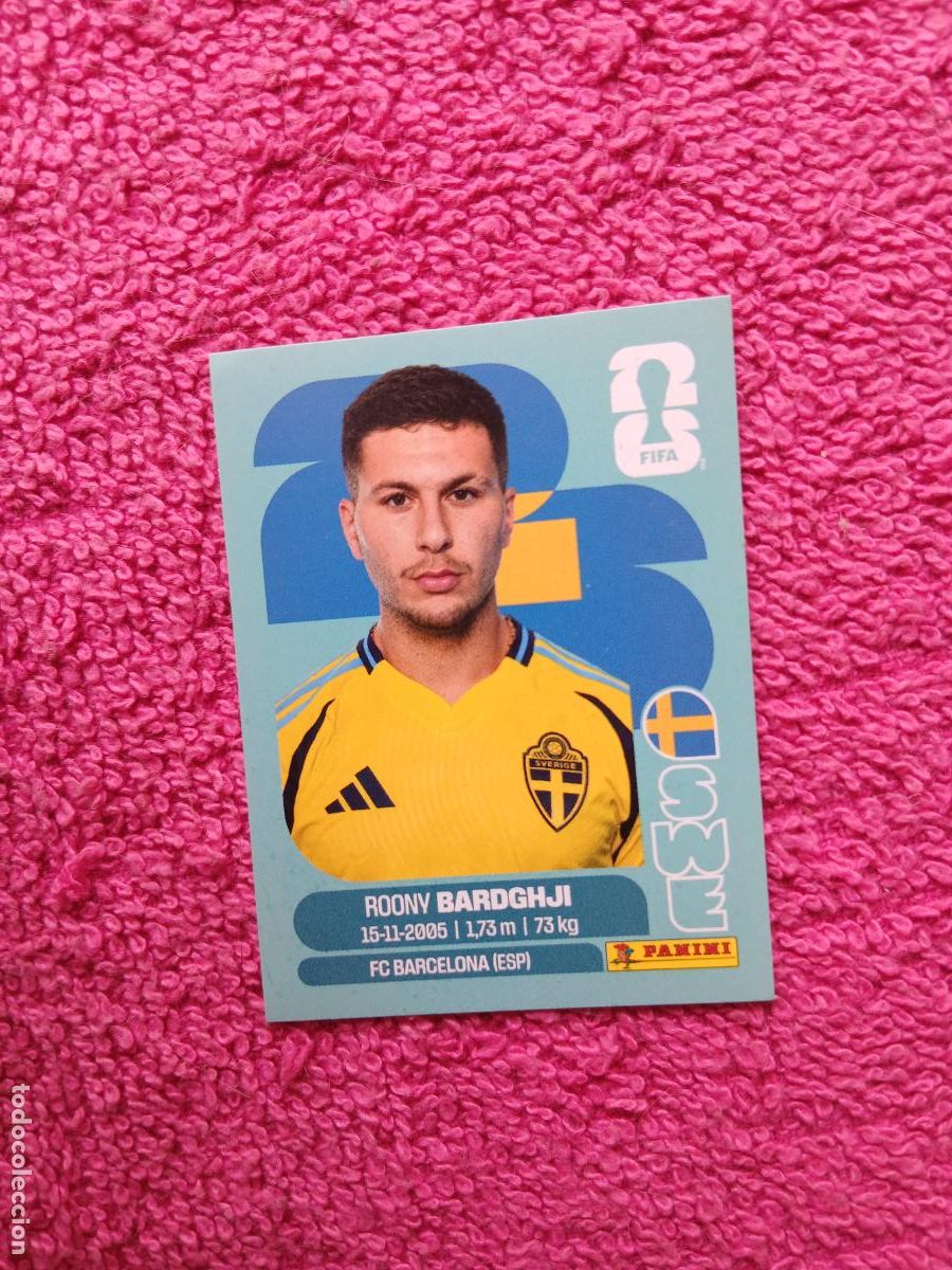 Football Stickers: FIFA World Cup 2026 roony bardghji swe 16 selecci&oacute;n de suecia sew16 panini 2026