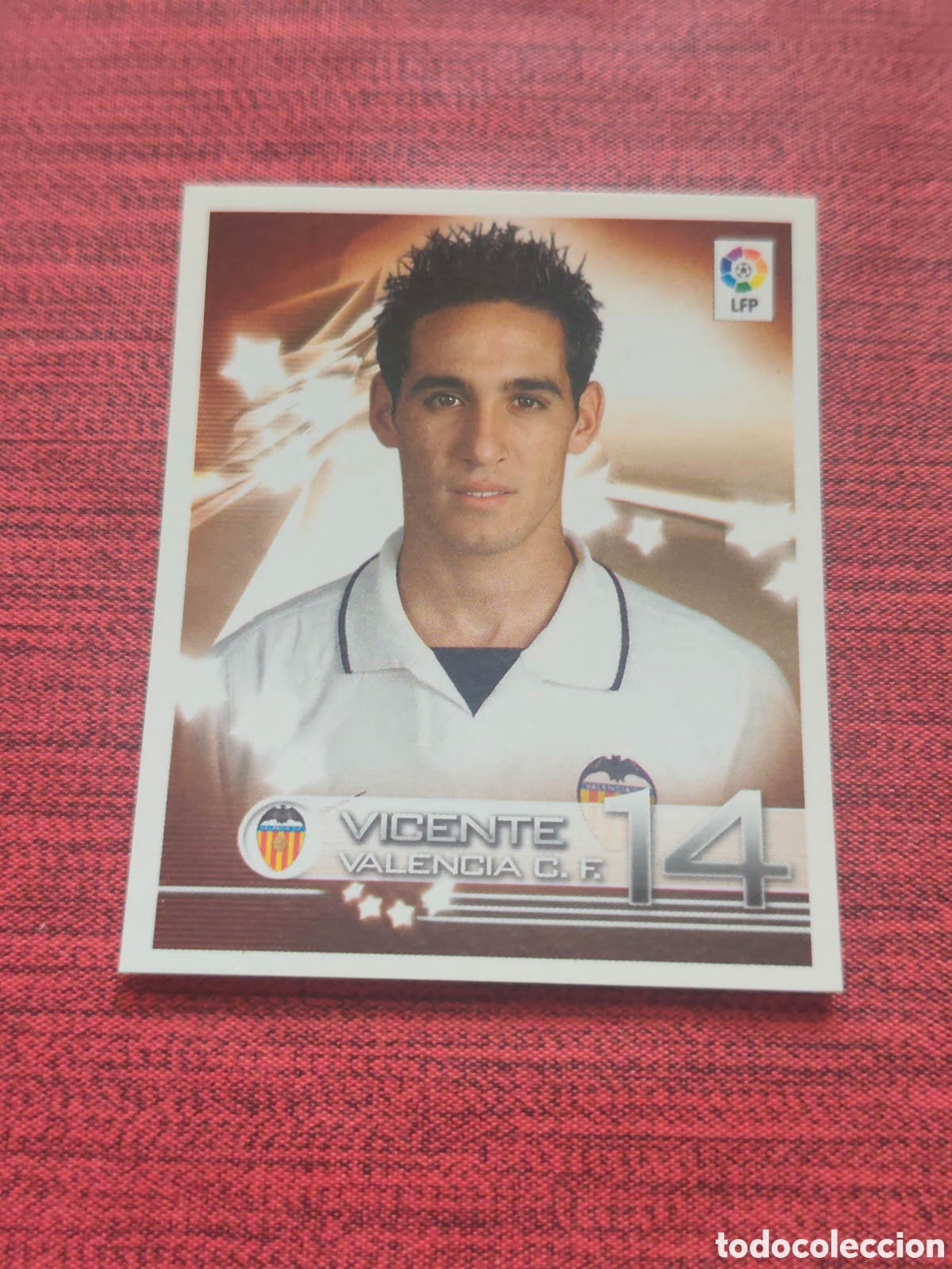 Football Stickers: 349 VICENTE VALENCIA SUPERLIGA DE ESTRELLAS 2002 2003