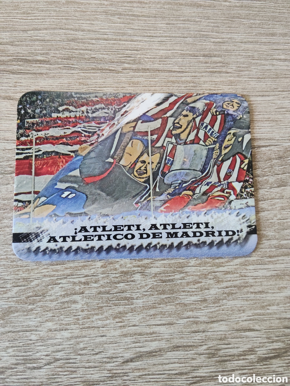 Cromos de Futebol: Mundicromo las fichas de la liga 2007 2008 07 08 165 himno Atl&eacute;tico de Madrid