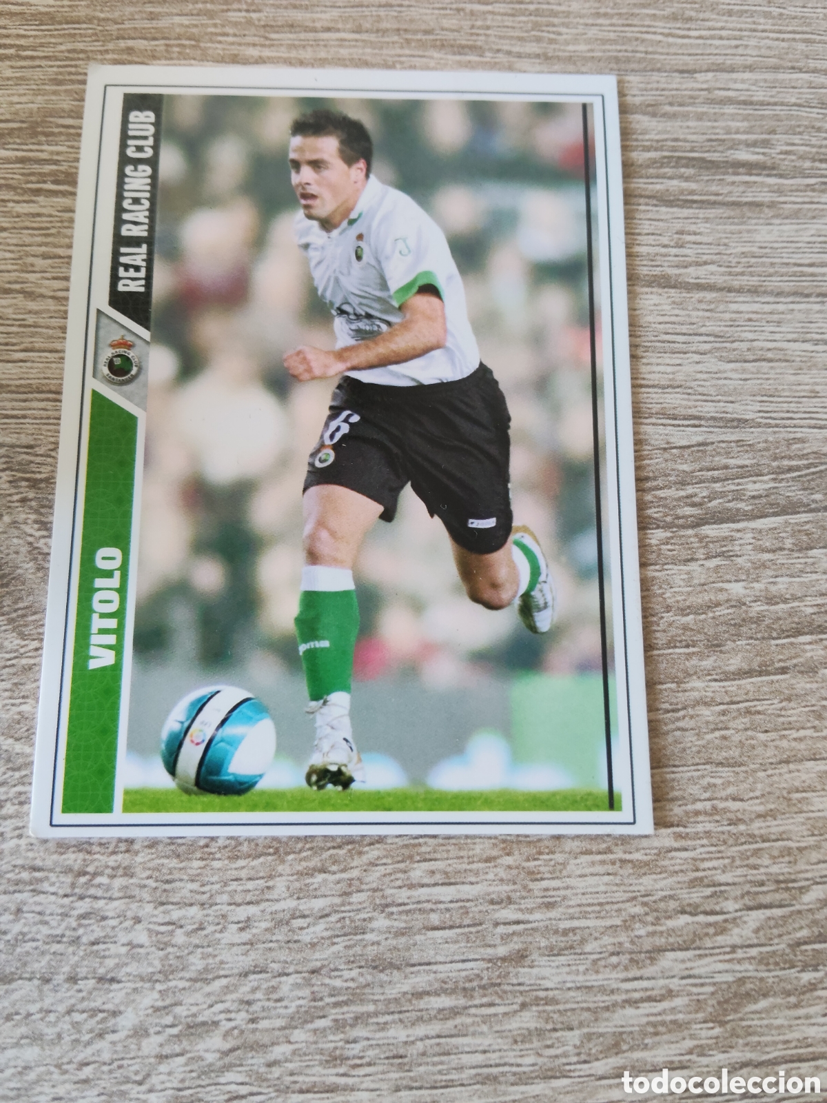 Figurine di Calcio: Mundicromo las fichas de la liga 2007 2008 07 08 262 Vitolo Racing de Santander