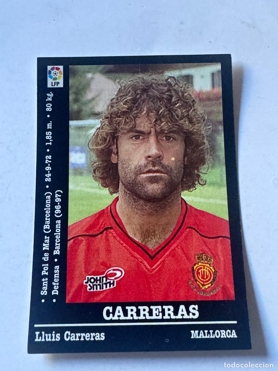 Cromos de f&uacute;tbol: CARRERAS MALLORCA CROMO F&Uacute;TBOL LIGA 2000-2001 PANINI NUNCA PEGADO / COMPRA MIN&Iacute;MA 5 &euro;