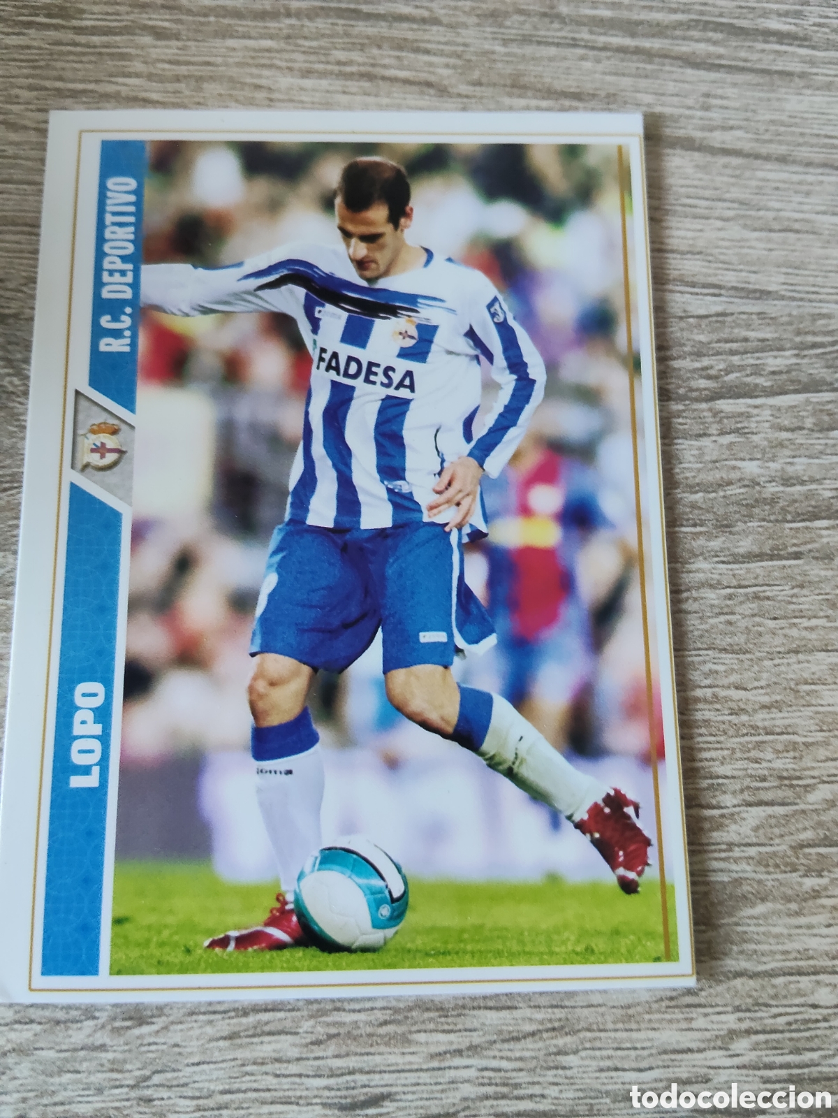 Football Stickers: Mundicromo las fichas de la liga 2007 2008 07 08 334 Lopo Deportivo de la Coru&ntilde;a