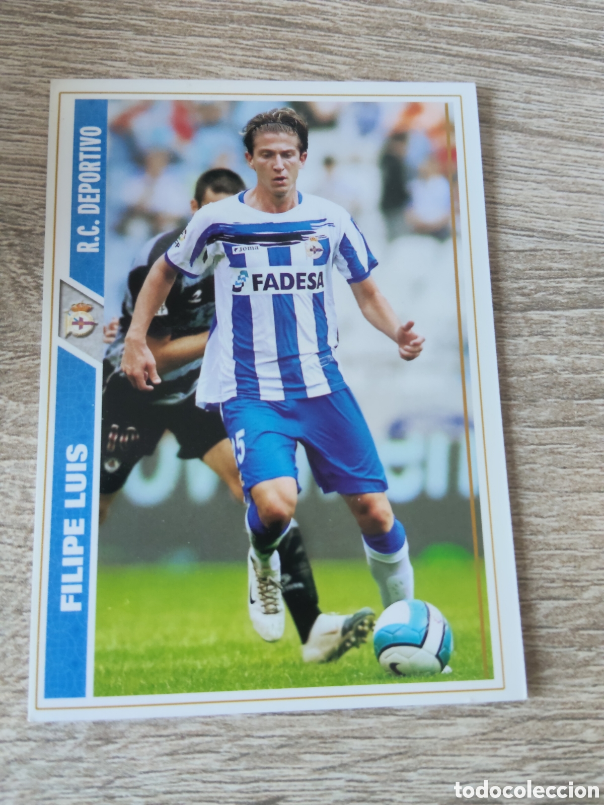 Cromos de Futebol: Mundicromo las fichas de la liga 2007 2008 07 08 336 Filipe Luis Deportivo de la Coru&ntilde;a