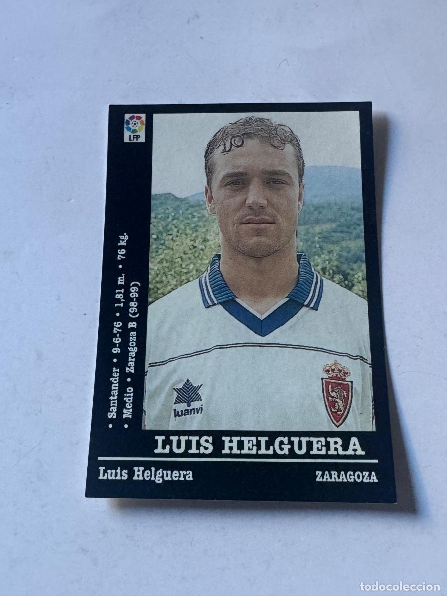 Cromos de Futebol: LUIS HELGUERA ZARAGOZA CROMO F&Uacute;TBOL LIGA 2000-2001 PANINI NUNCA PEGADO / COMPRA MIN&Iacute;MA 5 &euro;