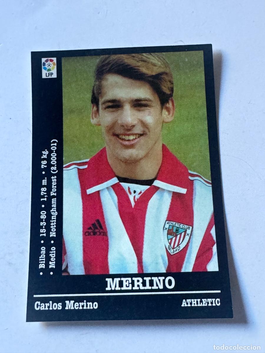 Fu&szlig;ball-Sticker: MERINO ATL&Eacute;TICO CROMO F&Uacute;TBOL LIGA 2000-2001 PANINI NUNCA PEGADO / COMPRA MIN&Iacute;MA 5 &euro;