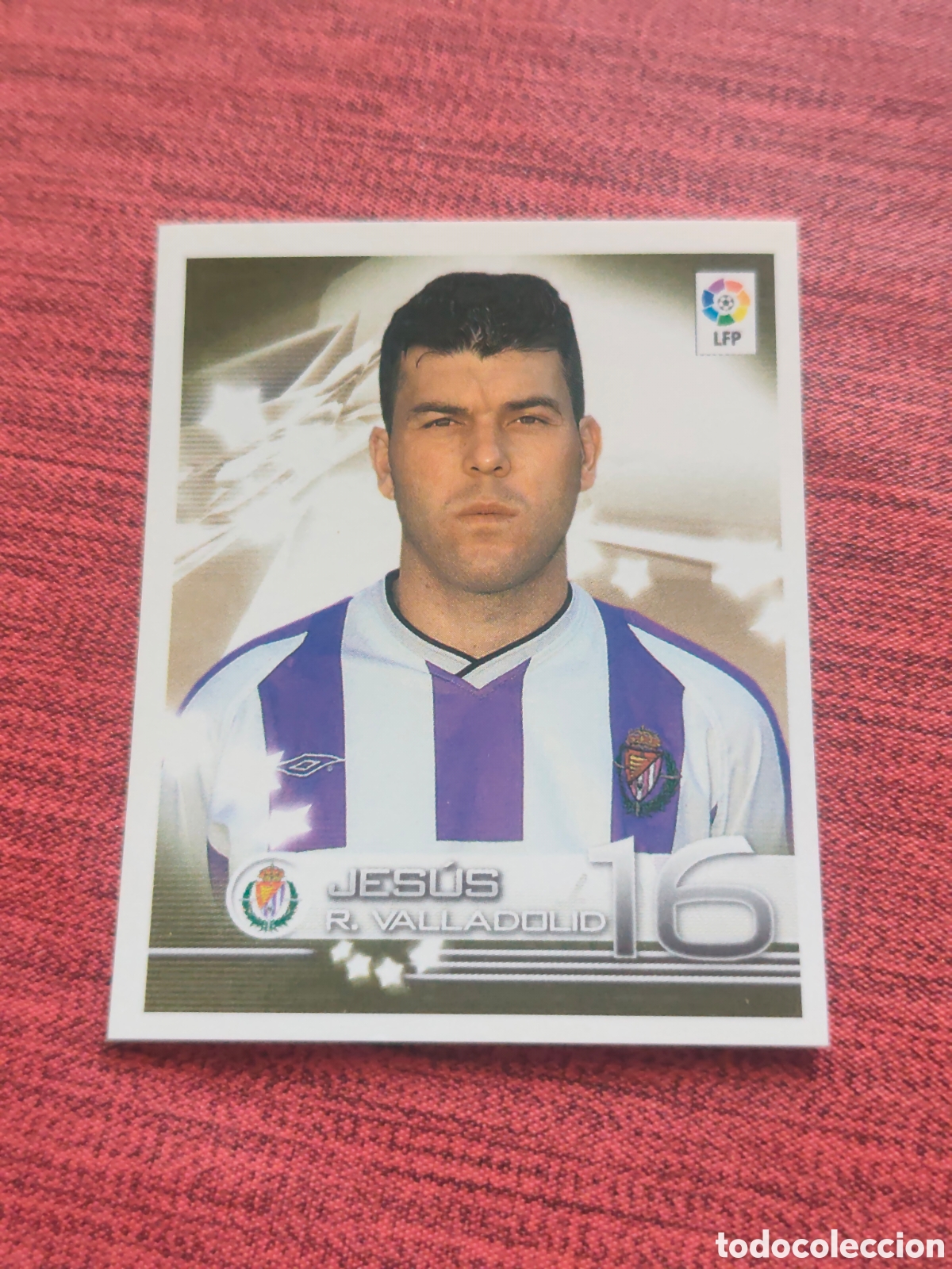 Cromos de f&uacute;tbol: 361 JES&Uacute;S REAL VALLADOLID SUPERLIGA DE ESTRELLAS 2002 2003