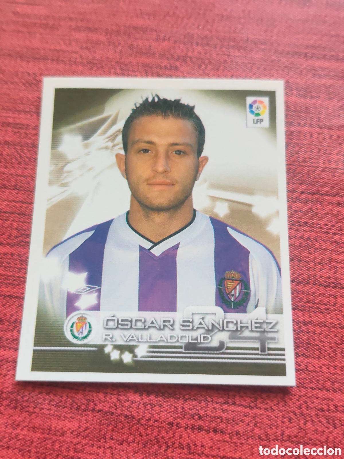 Football Stickers: 366 &Oacute;SCAR S&Aacute;NCHEZ REAL VALLADOLID SUPERLIGA DE ESTRELLAS 2002 2003
