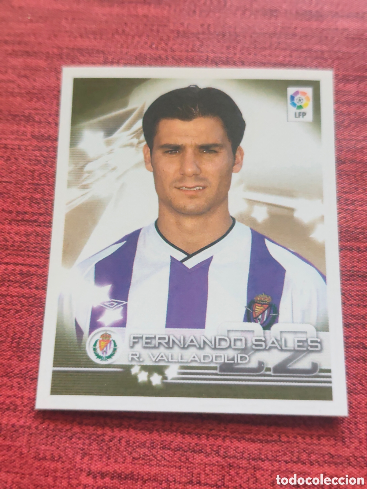 Cromos de f&uacute;tbol: 367 FERNANDO SALES REAL VALLADOLID SUPERLIGA DE ESTRELLAS 2002 2003