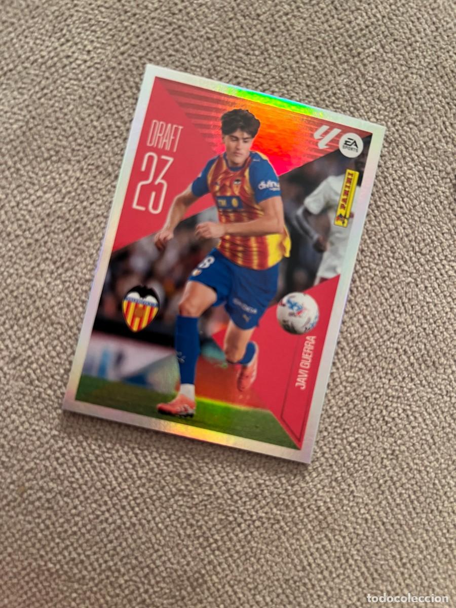 Cromos de f&uacute;tbol: JAVI GUERRA VALENCIA 12 DRAFT 23 LIGA ESTE 2026-27 26 27