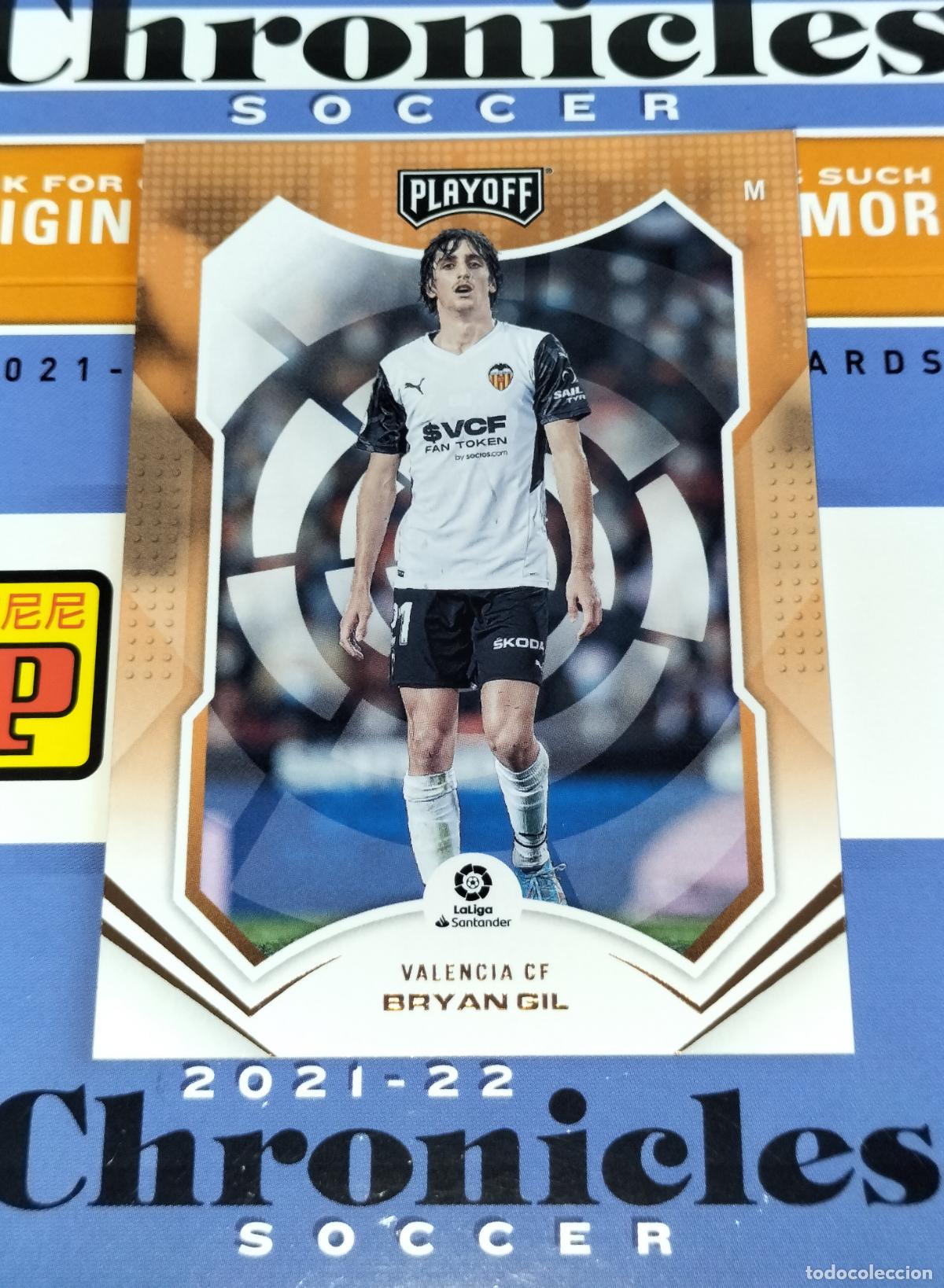 Football Stickers: N&ordm; 80 BRYAN GIL VALENCIA CARD CHRONICLES PLAYOFF LA LIGA SOCCER 2021 2022 21 22 PANINI