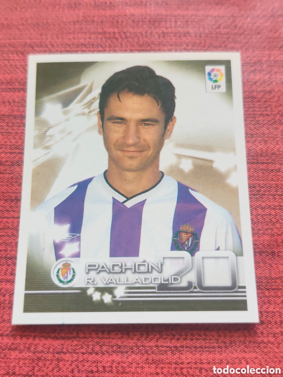 Football Stickers: 370 PACH&Oacute;N REAL VALLADOLID SUPERLIGA DE ESTRELLAS 2002 2003